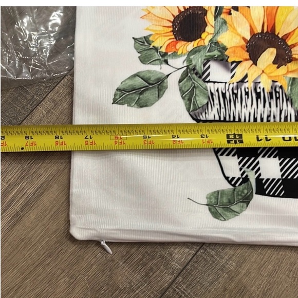 Sunflower “You Are My Sunshine”  Pillow Cover 18x18” ~New~ - Picture 6 of 8